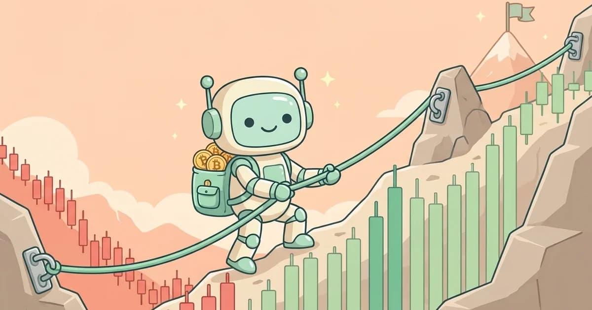 Bot DCA Long viendo cómo su cesta de Bitcoin comienza a recuperarse tras la caída.