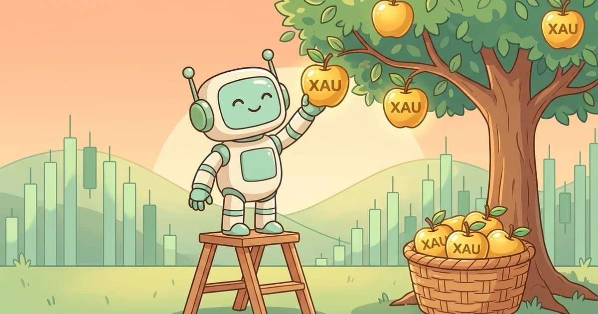 Bot DCA Long recogiendo los frutos de la recuperación del oro.