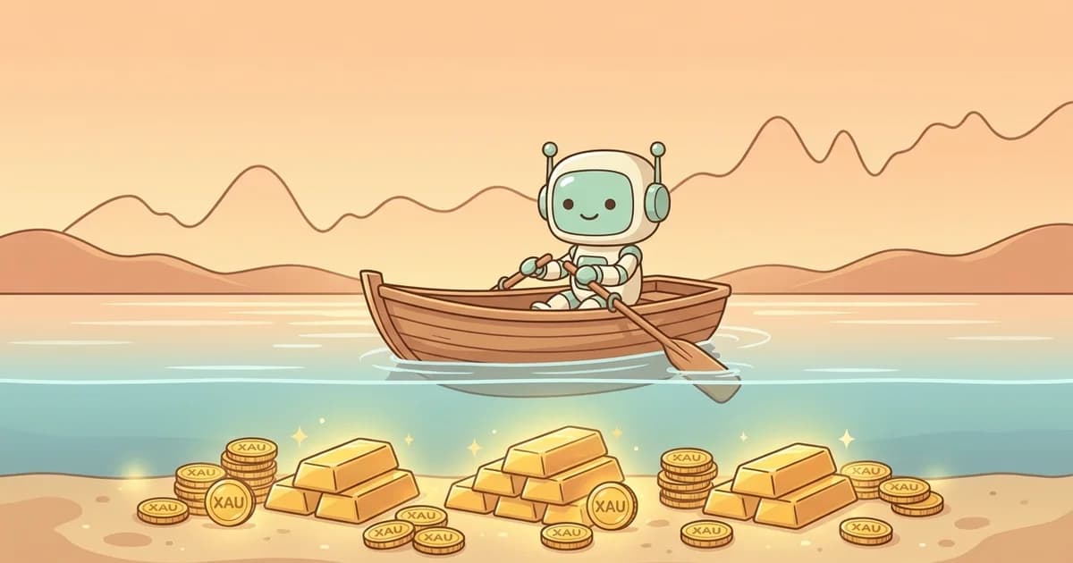 Bot DCA Long esperando con paciencia la recuperación del oro.